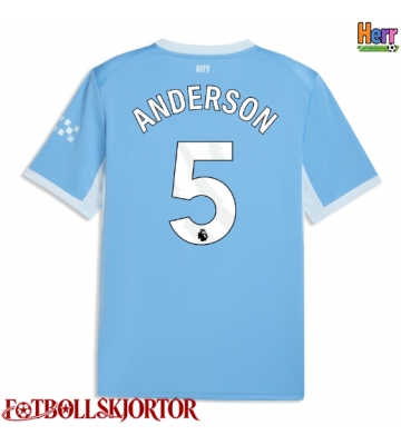 Manchester City Elliot Anderson #5 Hemmatröja 2026-27 Kortärmad